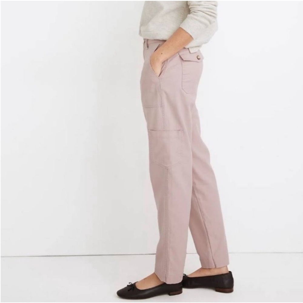 Madewell Pants Women 29 Pink Military Straight Stretch Adjustable Pants